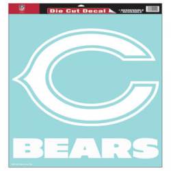 Chicago Bears - 18x18 White Die Cut Decal