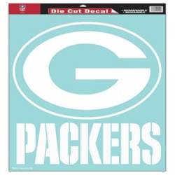 Green Bay Packers - 18x18 White Die Cut Decal