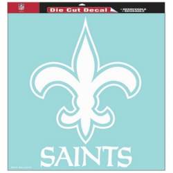 New Orleans Saints - 18x18 White Die Cut Decal