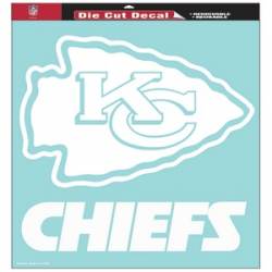 Kansas City Chiefs - 18x18 White Die Cut Decal