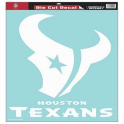 Houston Texans - 18x18 White Die Cut Decal
