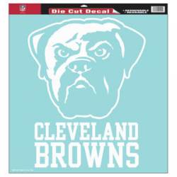Cleveland Browns - 18x18 White Die Cut Decal
