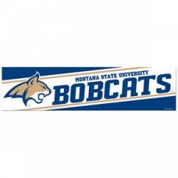 Montana State University Bobcats - 3x12 Bumper Sticker Strip