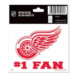 Detroit Red Wings #1 Fan - 3x4 Ultra Decal