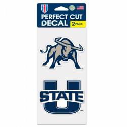 Utah State University Aggies - Set of Two 4x4 Die Cut Decals