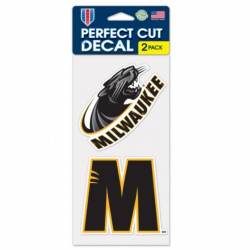 University Of Wisconsin-Milwaukee Panthers - Set of Two 4x4 Die Cut Decals