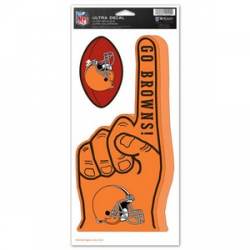 Cleveland Browns - Finger Ultra Decal 2 Pack
