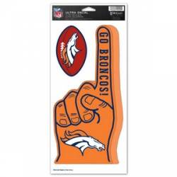 Denver Broncos - Finger Ultra Decal 2 Pack