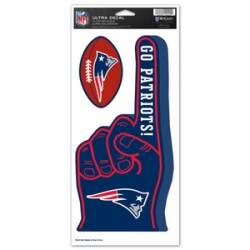 New England Patriots - Finger Ultra Decal 2 Pack