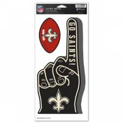 New Orleans Saints - Finger Ultra Decal 2 Pack