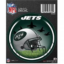 New York Jets With Flying Jets - Vinyl Sticker