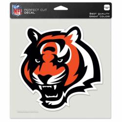 Cincinnati Bengals Logo - 8x8 Full Color Die Cut Decal