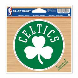 Boston Celtics Round Logo - 4x4 Die Cut Magnet
