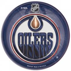 Edmonton Oilers Old Logo - Domed Decal
