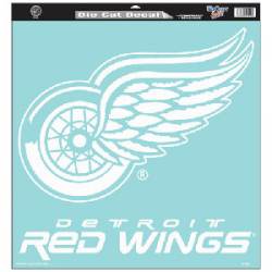 Detroit Red Wings - 18x18 White Die Cut Decal