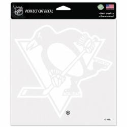 Pittsburgh Penguins - 8x8 White Die Cut Decal