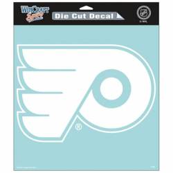 Philadelphia Flyers - 8x8 White Die Cut Decal