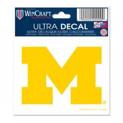 University Of Michigan Wolverines - 3x4 Ultra Decal
