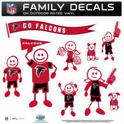 Atlanta Falcons - Set Of 9 Family Sticker Sheet