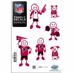 Atlanta Falcons - Set Of 6 Family Sticker Sheet