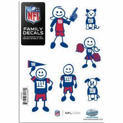 New York Giants - Set Of 6 Family Sticker Sheet