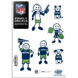 Seattle Seahawks - Set Of 6 Family Sticker Sheet
