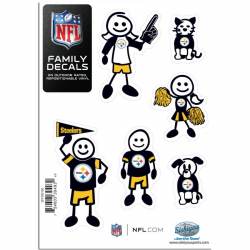 Pittsburgh Steelers - Set Of 6 Family Sticker Sheet