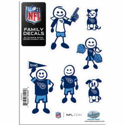 Tennessee Titans - Set Of 6 Family Sticker Sheet