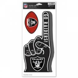 Oakland Raiders - Finger Ultra Decal 2 Pack