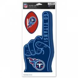 Tennessee Titans - Finger Ultra Decal 2 Pack
