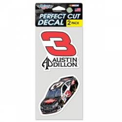 Austin Dillon #3 - Set of Two 4x4 Die Cut Decals