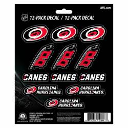 Carolina Hurricanes - Set Of 12 Sticker Sheet