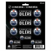 Edmonton Oilers - Set Of 12 Sticker Sheet