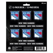 New York Rangers - Set Of 12 Sticker Sheet