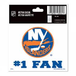 New York Islanders #1 Fan - 3x4 Ultra Decal