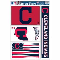 Cleveland Indians - Set of 5 Ultra Decals