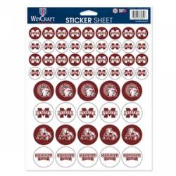 Mississippi State University Bulldogs - 8.5x11 Sticker Sheet