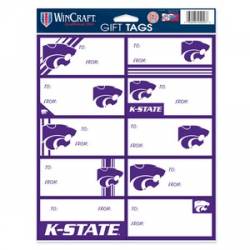 Kansas State University Wildcats - Sheet of 10 Gift Tag Labels