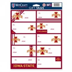 Iowa State University Cyclones - Sheet of 10 Gift Tag Labels