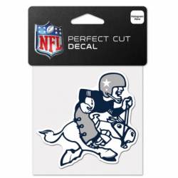 Dallas Cowboys Retro Logo - 4x4 Die Cut Decal