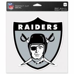Oakland Las Vegas Raiders Retro Logo - 8x8 Full Color Die Cut Decal