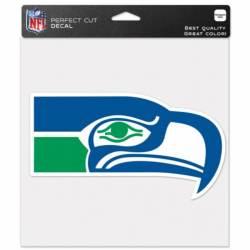 Seattle Seahawks Retro Logo - 8x8 Full Color Die Cut Decal