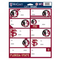 Florida State University Seminoles - Sheet of 10 Gift Tag Labels