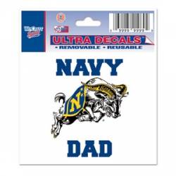 US Naval Academy Navy Midshipmen Dad - 3x4 Ultra Decal