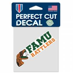 Florida A&M University Rattlers - 4x4 Die Cut Decal