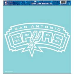 San Antonio Spurs - 18x18 White Die Cut Decal