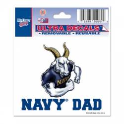 US Naval Academy Midshipmen Navy Dad - 3x4 Ultra Decal