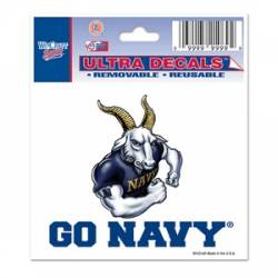 US Naval Academy Midshipmen Go Navy - 3x4 Ultra Decal