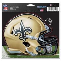 New Orleans Saints Helmet - 4.5x5.75 Die Cut Ultra Decal