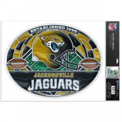 Jacksonville Jaguars - Stained Glass 11x17 Ultra Decal